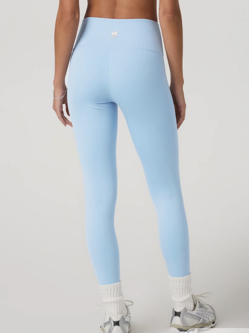 Vuori Inversion Rib Legging (Crystal Blue) - Medium - Picture 6 of 8